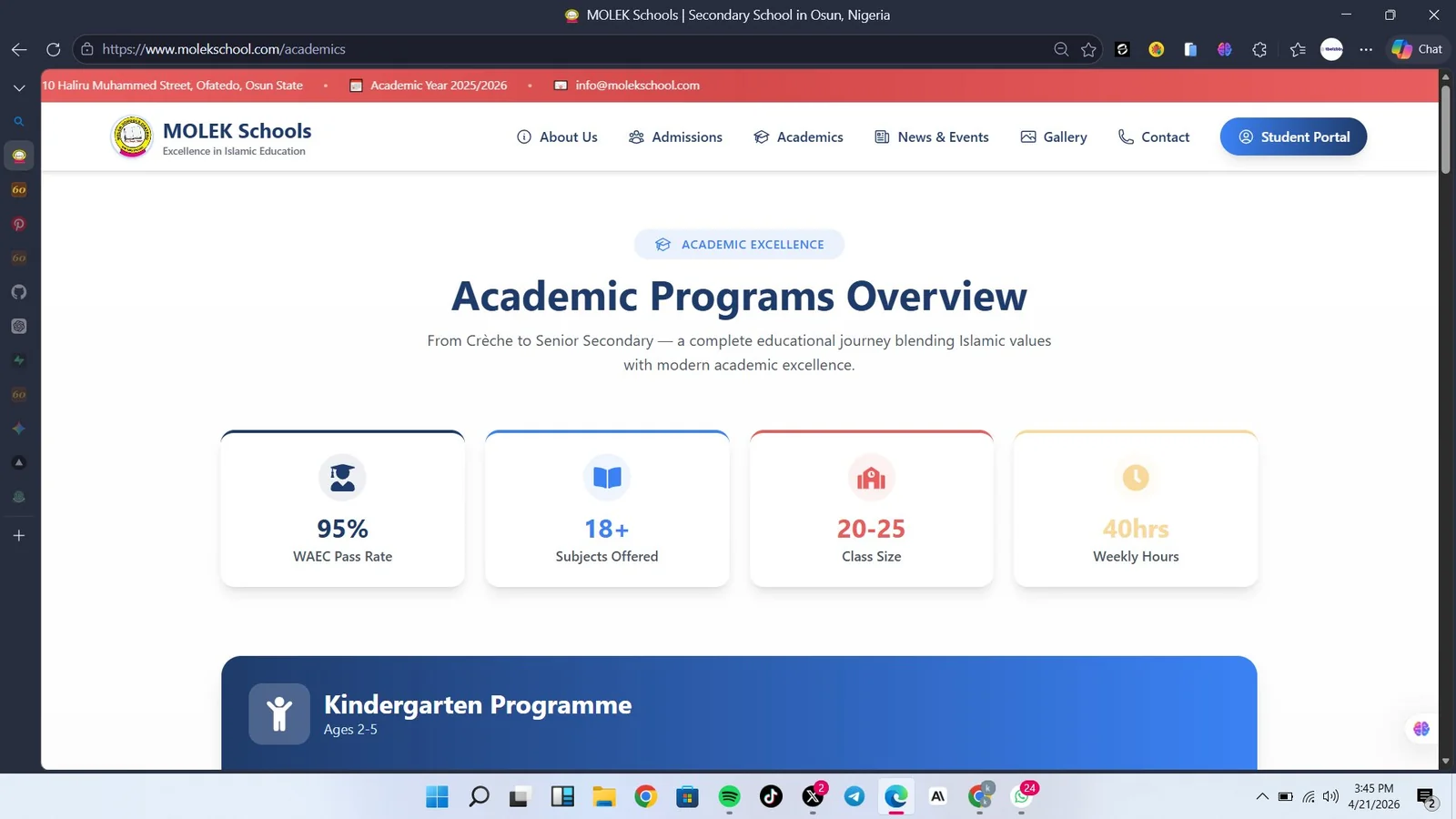 MOLEK Schools screenshot